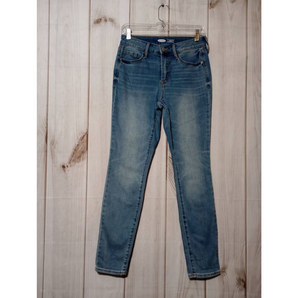 Old‎ Navy Jeans Ladies 4 Skinny High Rise Light Wash